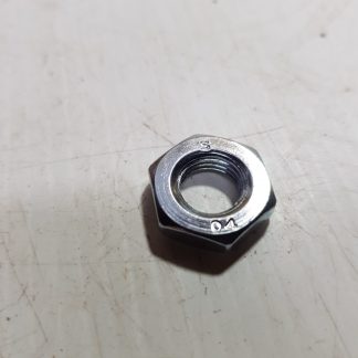 M10 x 1.00mm half nut/locknut ideal for brake pipes