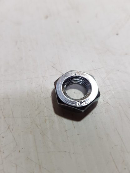 M10 x 1.00mm half nut/locknut ideal for brake pipes