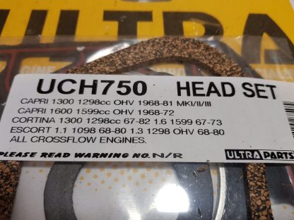Ford crossflow head gasket set 1100cc and 1300cc - Image 2