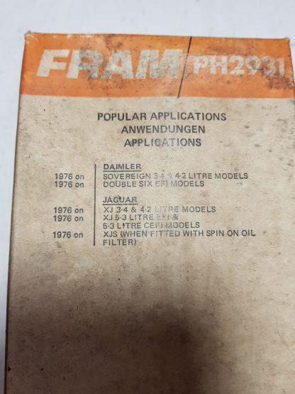 PH2931 Fram oil filter - Image 6